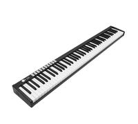 Portable Folding Electronic Piano 88 Keys Hand-rolled Electronic Piano Made Of Aluminum Frame And PC Material(Black)