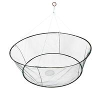 Portable Folding Fishing Net Trap Steel Nylon Green for Shrimp
