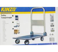 Portable Folding Flat Hand Trolley Industrial Transport Sack Truck Max.150kg