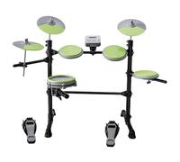 Portable Folding Four Drums And Three Cymbals Electronic Drum Kit Digital Drum Musical Instrument Electronic Drums for Beginners (Color : B)