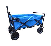 Portable Folding Garden Cart - Heavy-Duty Multi-Functional Shopping Trolley with 4 Wheels 80kg Load Capacity Ideal for Outdoor Camping and Gardening