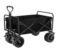 Portable Folding Garden Cart150L Lar Capaci for Camping & BBQ Lightweight OutdoorTrolley for Easy Transport & Sto