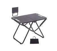 Portable Folding Grill Side TableLightweight Metal Camping Table for RV Beach Backyard & GardenQuick Setup & Easy StorageIdeal for Outdoor Cooking & Picnics