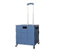 Portable Folding Grocery Shopping CartCompact Trolley for Convenient Market Use, Lightweight and Durable, Ideal for Small Spaces and Easy Transport