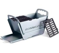 Portable Folding hibachi Grill, Heavy Duty and Durable, Small Charcoal Grill for Outdoor Camping Yakitori - m/Cast Iron Cooking Grate 29cm x 14cm