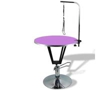 Portable Folding Hydraulic Lifting Pet Grooming Table with Steel Frame for Dogs and Cats, Ideal for Grooming and Bathing Accessories