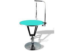Portable Folding Hydraulic Lifting Pet Grooming Table with Steel Frame for Dogs and Cats, Ideal for Grooming and Bathing Accessories
