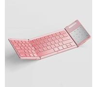 Portable Folding Keyboard with Rechargeable Numeric Keypad, Touchscreen & Numeric Control, Triple Bluetooth Connections for Laptops and Tablets, Ideal for Business and Travel