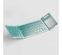 Portable Folding Keyboard with Rechargeable Numeric Keypad, Touchscreen & Numeric Control, Triple Bluetooth Connections for Laptops and Tablets, Ideal for Business and Travel