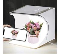 Portable Folding LED Studio Mini Camera Light Box Small White Photographic Equipment for Jewelry Toys Watches Gadgets