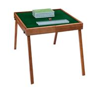 Portable Folding Mahjong Table with Complete Game Set, Foldable Wooden Storage Bag, Ideal for Household and Outdoor Recreation