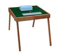 Portable Folding Mahjong Table with Complete Game Set, Foldable Wooden Storage Bag, Ideal for Household and Outdoor Recreation