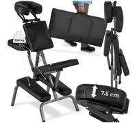 PORTABLE FOLDING MASSAGE TATTOO CHAIR THERAPY BEAUTY STOOL ADJUSTABLE