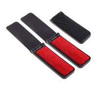 Portable Folding Mini Lint Brush Small Travel Purse Pet Hair Fabric Remover Fabric Fluff Lint Cleaning Tool 3Pcs (Black Folder Type)