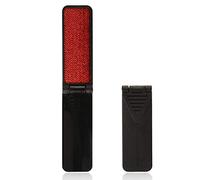 Portable Folding Mini Lint Brush Small Travel Purse Pet Hair Fabric Remover Fabric Fluff Lint Cleaning Tool 2Pcs (Black Folder Type)