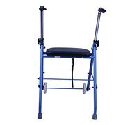 Portable Folding Mobility Aids Multifunctional Elderly s with Wheel Belt Seat Narrow s for Small Spaces