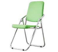 Portable Folding Office Chair, Comfortable Stackable Seating for Living Room, Study, Wedding, Party - Ideal for Commercial Use (Orange)