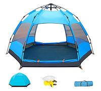 Portable Folding Outdoor Tent 6-9 Person, Family Instant Pop Up Camping Tent For Beach BBQ Park Fishing Mountain House Sun Shade Shelter Canopy