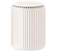 Portable Folding Paper Chair - Modern Round Stool with Honeycomb Structure Ultrathin Accordion Design for Living Room Bedroom Hallway - Space-Saving Lightweight Stylish Furniture