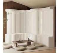Portable Folding Paper Wall DividerTemporary Room Separator for Home Office Shopping Mall Exhibit GalleryLightweight Easy to Set Up Versatile Privacy Screen