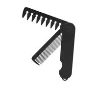 Portable Folding Pocket Comb For Men 2 In 1 Fine And Wide Tooth Designs For Easy Grooming And Styling Of Hair Beards Compact Comb For Travel