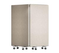 Portable Folding Privacy Screen, Freestanding Room Divider with Wheels for Office, Bedroom, and Indoor Space Separation