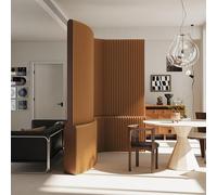 Portable Folding Privacy Screen, Lightweight Free-standing Room Divider, Paper Foldable Privacy Panel for Indoor Use