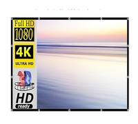 Portable Folding Projection Screen Folding Tent Projection Screen 120 Inch 16:9 4:3 Easy to Assemble(120 inches 4:3)