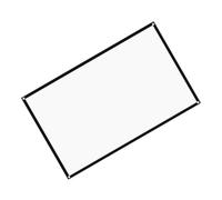 Portable Folding Projector Screen Polyester 16: 9 60 Inch