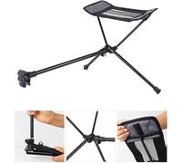 Portable Folding Retractable Footrest Leg Rest Camping Chair Kit For Folding Reclining Swing Chair Moon Chair Beach Chair (black)