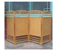 Portable Folding Room Divider - 5 Pcs Blackout31.5 x15.7 Freestanding Partition Panels for Classroom & Office Separation Brown Color