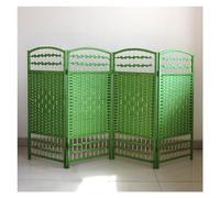 Portable Folding Room Divider 5 Piece Blackout for Classroom & Office Freestanding 31.5"x15.7" Green Partition Panels Stylish Separation Solution
