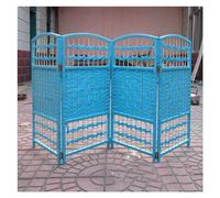 Portable Folding Room Divider 6 Piece Blackout for Classroom & Office 31.5"x15.7" Freestanding Partition Panels Blue Color Ideal for Space Separation & Privacy