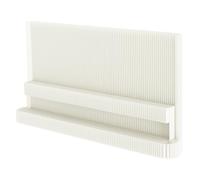 Portable Folding Room Divider Lightweight Freestanding Privacy Partition Wall for Dorm Studio Office - White 1.8x0.52x3-4m - Versatile Space Separator