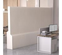 Portable Folding Room Dividers 157" L x 95" H SpaceSaving Temporary Wall Easy to Move Stylish Partition for Home Office Events Versatile Privacy Solution