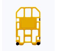 Portable Folding Safety Barrier - Secure Temporary Fence for Construction and Elevator Repair