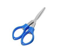 Portable Folding Scissors Small Scissors Stainless Steel Telescopic Cutter Paper Cutting Outdoor Fishing Scissors
