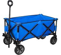 Portable Folding Shopping Cart, Beach Trolley, Garden Cart on Wheels, Travel Utility Wagon, Vehicle Basket, 85x43x30 cm, 50 kg/110 LB Load Capacity