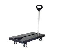 Portable Folding Shopping Cart - Lightweight Trolley for Groceries and Home Use - Easy Maneuverability with Silent Wheels for Quiet Transport