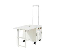 Portable Folding Shopping Cart with Extendable Table for Outdoor Use - Multi-Purpose Utility Cart for Picnics Camping Grocery Shopping & Tailgating