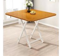 Portable Folding Square Dining Table - Expandable Light Wood Kitchen Table for RV Small Space 27.6" L x 27.6" W x 29.1" H - Perfect for Dining Office or Outdoor Use
