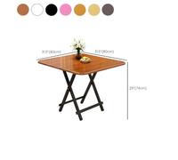 Portable Folding Square Dining Table - Expandable Wooden Kitchen Table RV Table Space-Saving Design 80x80x74 cm Ideal for Small Spaces Versatile & Stylish