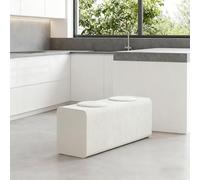 Portable Folding Stool for Adults Honeycomb Paper PopUp Chair Durable 400lb Capacity Lightweight & Compact for Indoor/Outdoor Travel & Home2 Seats White