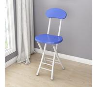 Portable Folding Stool High Bar Chair for Kitchen Counter Dining Room & Pub - Ideal for Home & Commercial Use Space-Saving Design Lightweight &