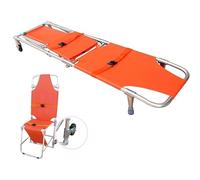 Portable Folding Stretcher, Aluminum Folding Emergency Medical Chair Stretcher,Multifunctional Stretcher, Ambulance Firefighter Evacuation Use for Elderly, Disabled