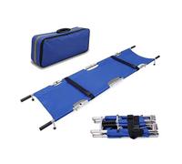 Portable Folding Stretcher - Lightweight Aluminum Alloy for Emergency Patient Transport | Heavy-Duty Medical Rescue Cot for First Aid, Home Care & Outdoor Emergencies