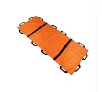 Portable Folding Stretcher with 12 Handles, Durable Nylon Rescue Soft Stretcher for Patient Transport, Emergency Use, Lightweight and Compact Design, Orange 180x70cm
