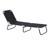 Portable Folding Sun Lounger With 5-Position Adjustable Backrest Relaxer Recliner with Lightweight Frame Great for Pool or Sun Bathing