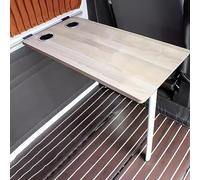 Portable Folding Table & Grill - Space-Saving Outdoor Cooking Solution for Camping & Home Use - Easy to Store Lightweight & Durable Design