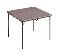 Portable Folding Table Solid Wood Lightweight Square Camp Table Half Fold Design for nics Card Games Outdoor Activities & Easy to Carry